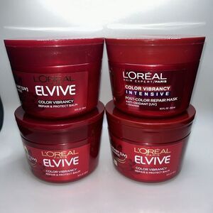 4 Jars, L’Oreal Elvive Color Vibrancy Repair & Protect Balm 8.5 fl oz, BRAND NEW
